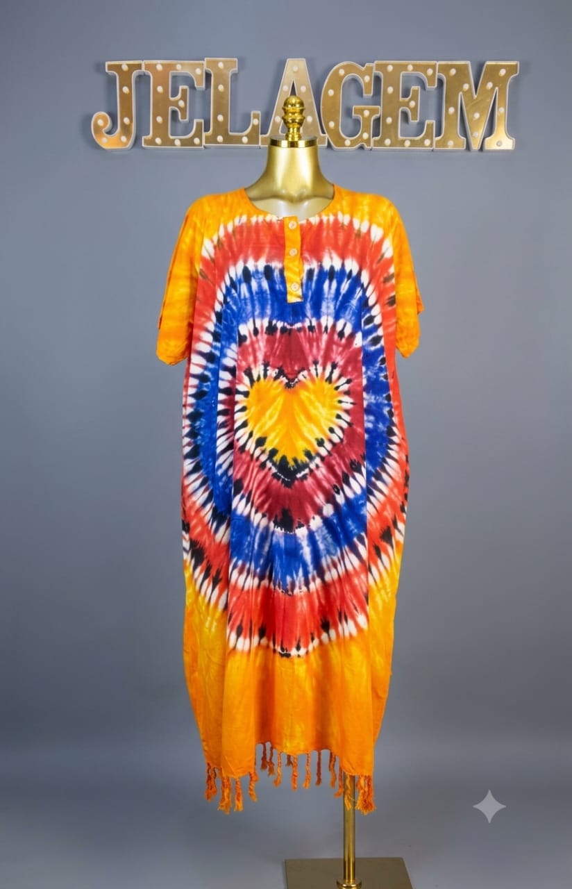 CottonTye & Dye Casual Dress